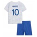 Maillot de foot France Kylian Mbappe #10 Extérieur vêtements enfant Monde 2022 Manches Courtes (+ pantalon court)